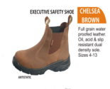 Executive Safety Boots (Chelsea Brown)