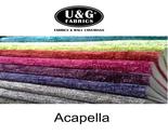 U & G Fabrics: Acapella Fabric