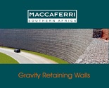 Maccaferri Gravity Retaining Walls