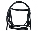 Bridle with Diamante Browband and Noseband