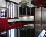 High Gloss Acrylic Laminate & Textured Kitchen Designs