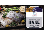 Deep Water Hake Skin-On Steaks