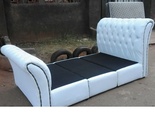 Sleigh Bed with Mattress