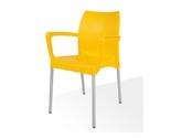 BB1 Yellow Injection Moulded Plastic Chair