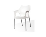 BB4 White Venice Plastic Chair