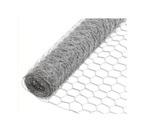 Galvanised Hexagon Mesh Fence