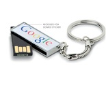 2GB Chrome USB Key Ring