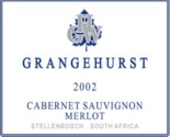 Grangehurst Pinotage 2002 Wine