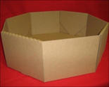 6 Sided Base & Lid Die Cut Box