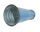 Conventional Standard Galvanized Mine Ventilation Ducting Pipes