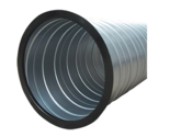 Enerduct Standard Galvanised Mine Ventilation Ducting Pipes